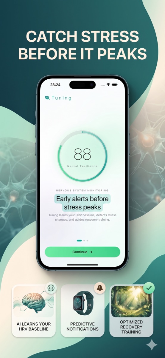 Tuning onboarding — catch stress before it peaks